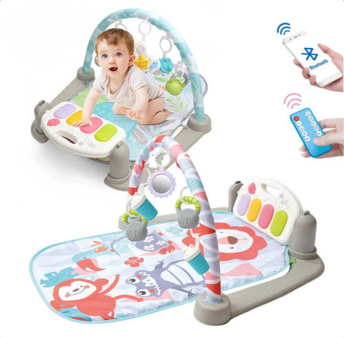 Tapis d'Eveil Piano Pied Musique - Huanger - pour bébé Maroc -www.babyboss.ma