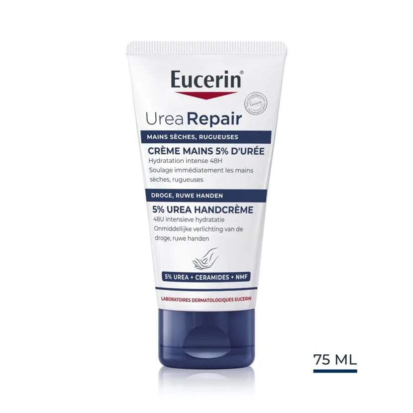 Eucerin UreaRepair PLUS Crème Mains 5% d'Urée 75ml - Eucerin - Crème pour bébé Maroc -www.babyboss.ma