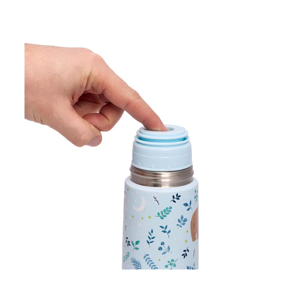 Thermos bebe Miniland Ourson 350 ml triple couche isolante