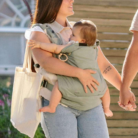 Babymoov Porte Bébé évolutif Moov & Boost - Sage Green - Babymoov - Porte Bébé pour bébé Maroc -www.babyboss.ma