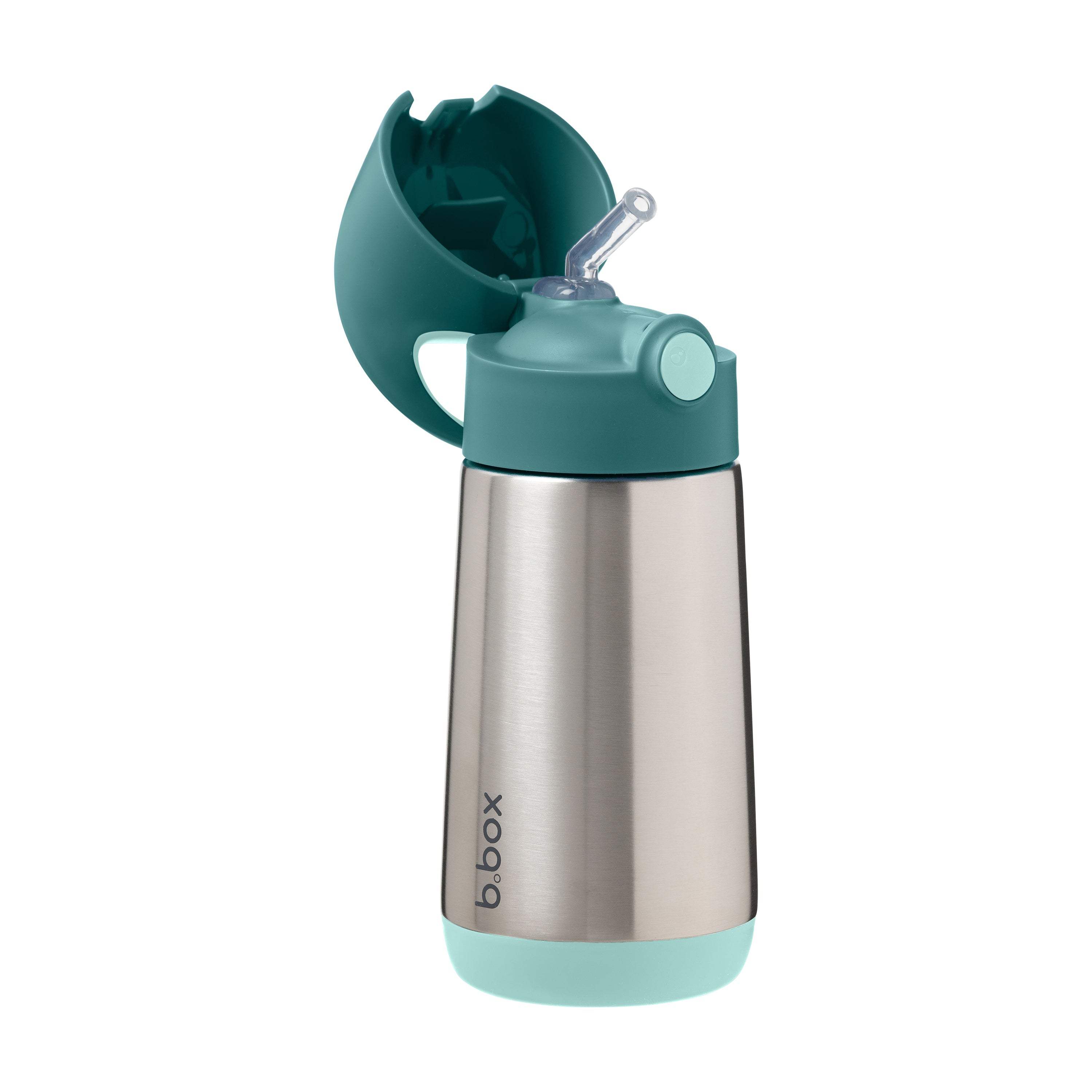 Gourde isotherme à paille B.box 350ml - Forest - BBOX USA - Insulated water bottles pour bébé Maroc -www.babyboss.ma