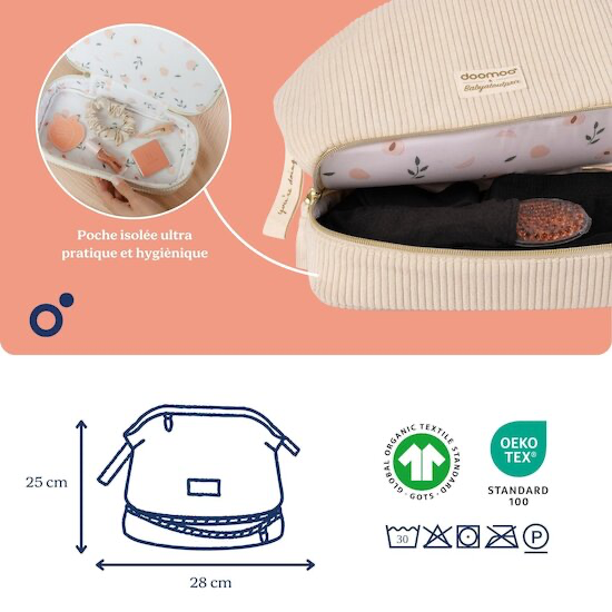 Doomoo Trousse de Maternité Mommy Vanity Sand