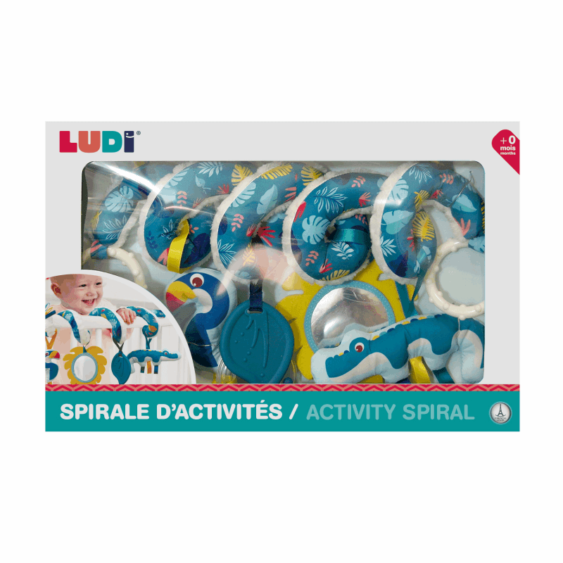 LUDI - Spirale Crocco - Ludi - Jeux et jouets pour bébé Maroc -www.babyboss.ma