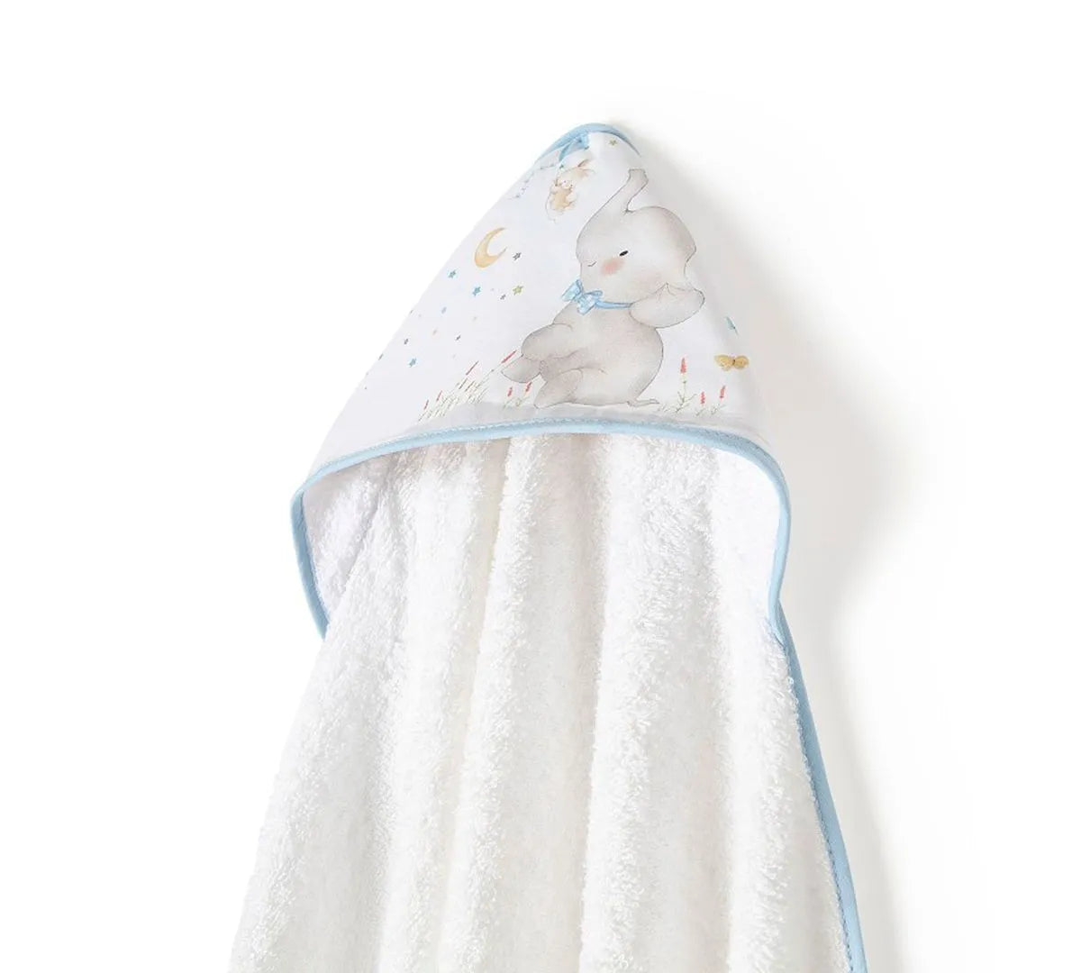 Interbaby cap de bain 100×100 et bavoir