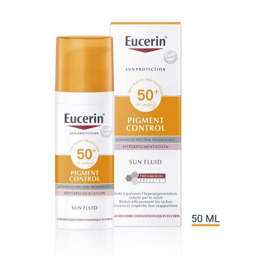 Eucerin Sun Pigment Control Fluid SPF50+ 50ml anti-tache - Eucerin - Solaire pour bébé Maroc -www.babyboss.ma