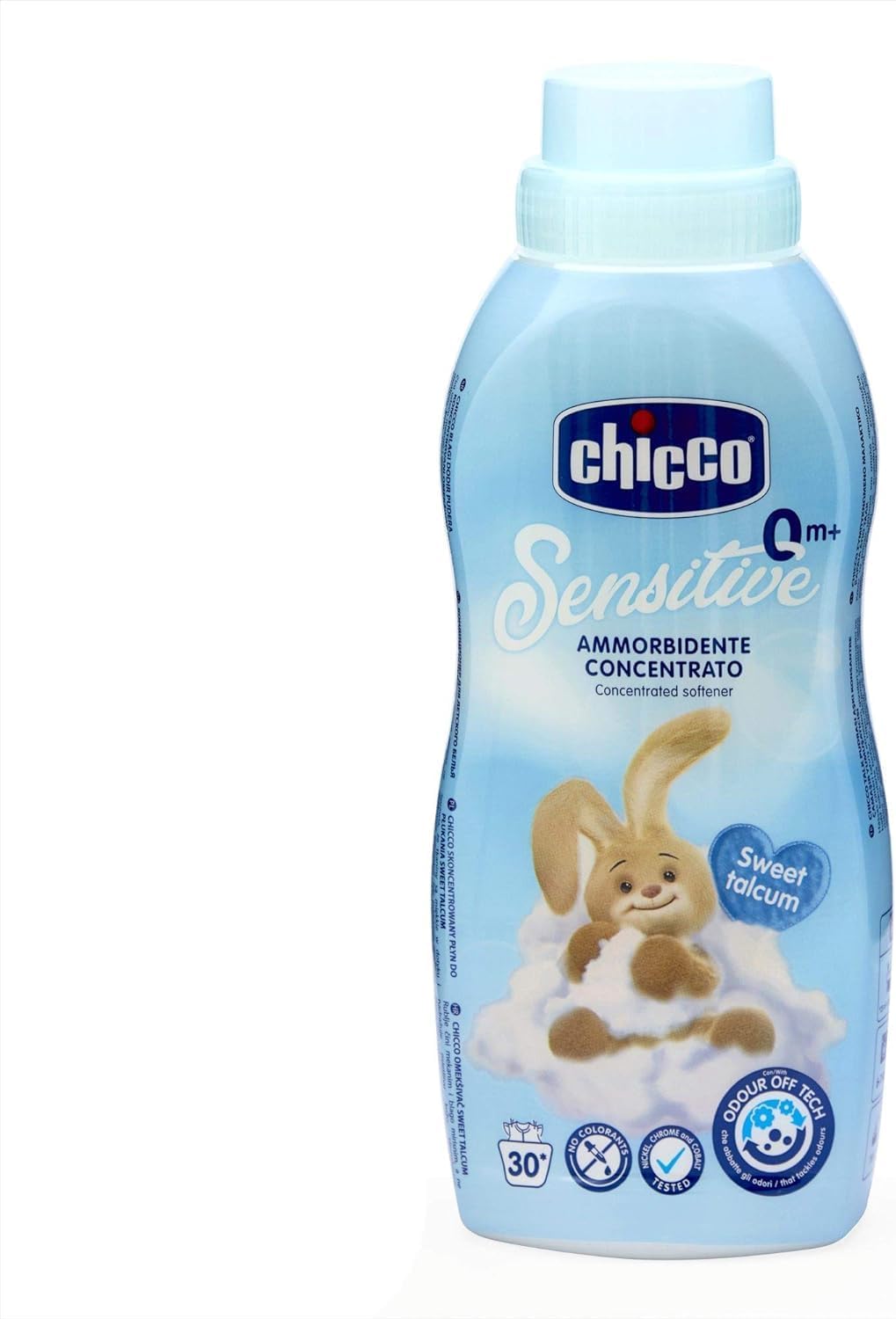 Adoucissant concentré Chicco Sensitive Cœur de Talc – 750 ml