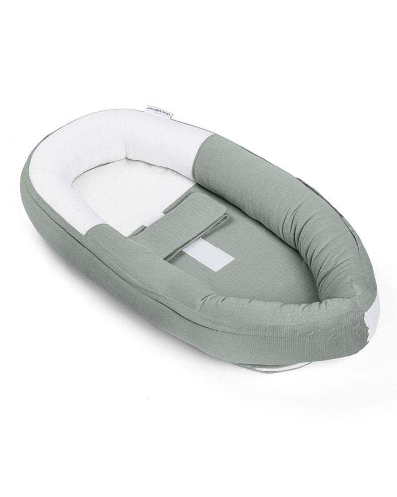 Cocoon Réducteur De Lit Tetra Jersey Doomoo - Vert - Doomoo - Réducteurs Lit Bébé pour bébé Maroc -www.babyboss.ma