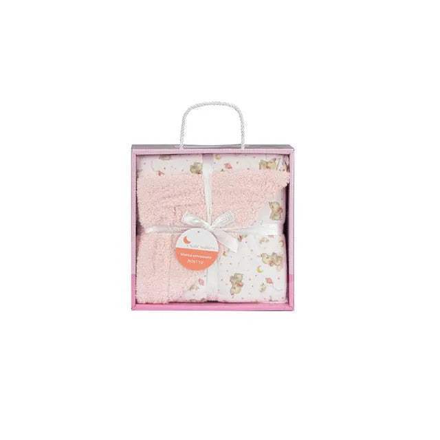 Interbaby couverture junior bulles 80 x 110 cm rose - Interbaby - pour bébé Maroc -www.babyboss.ma