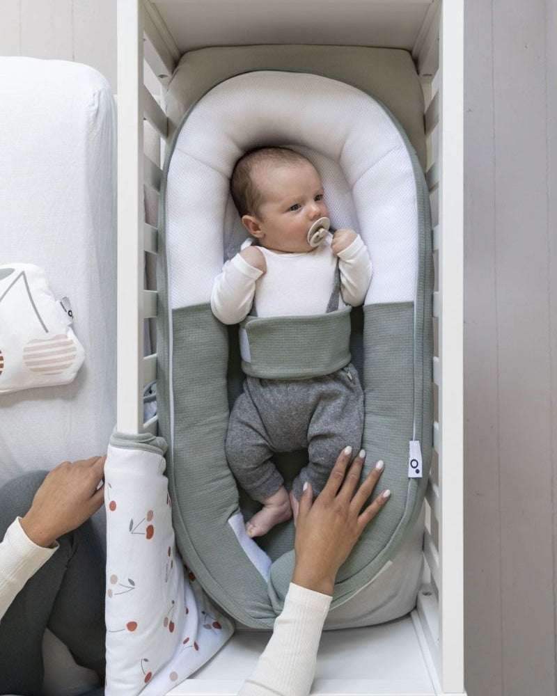 Cocoon Réducteur De Lit Tetra Jersey Doomoo - Vert - Doomoo - Réducteurs Lit Bébé pour bébé Maroc -www.babyboss.ma
