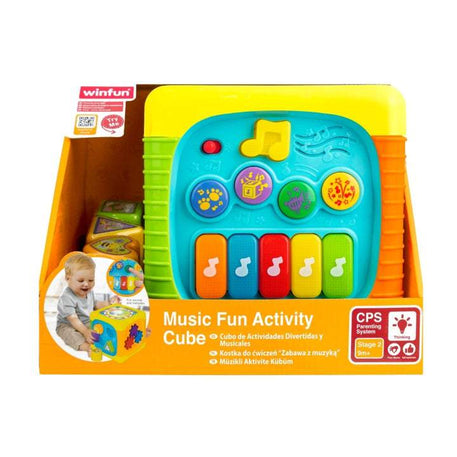 Cubo de actividades grande Winfun 8M+