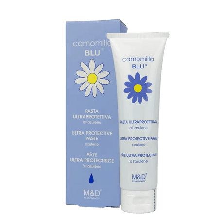 M&D CAMOMILLA BLU PATE ULTRA PROTECTRICE A L’AZULENE 100ML - Camomilla - pour bébé Maroc -www.babyboss.ma