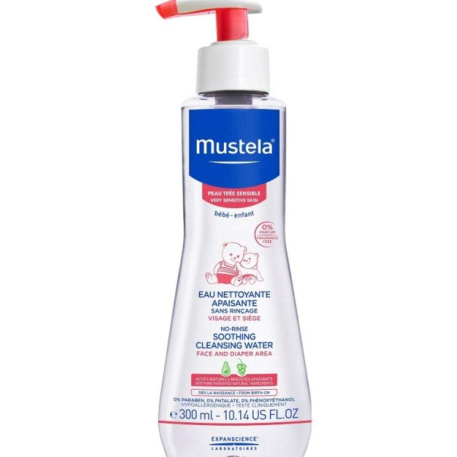 MUSTELA Eau Nettoyante Apaisante Peau Très Sensible 300 Ml - Mustela - Hygiène et Soin pour bébé Maroc -www.babyboss.ma