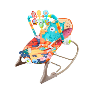 BabyBouncer 2 in 1: كرسي استرخاء متطور ومهدئ موسيقي للأطفال