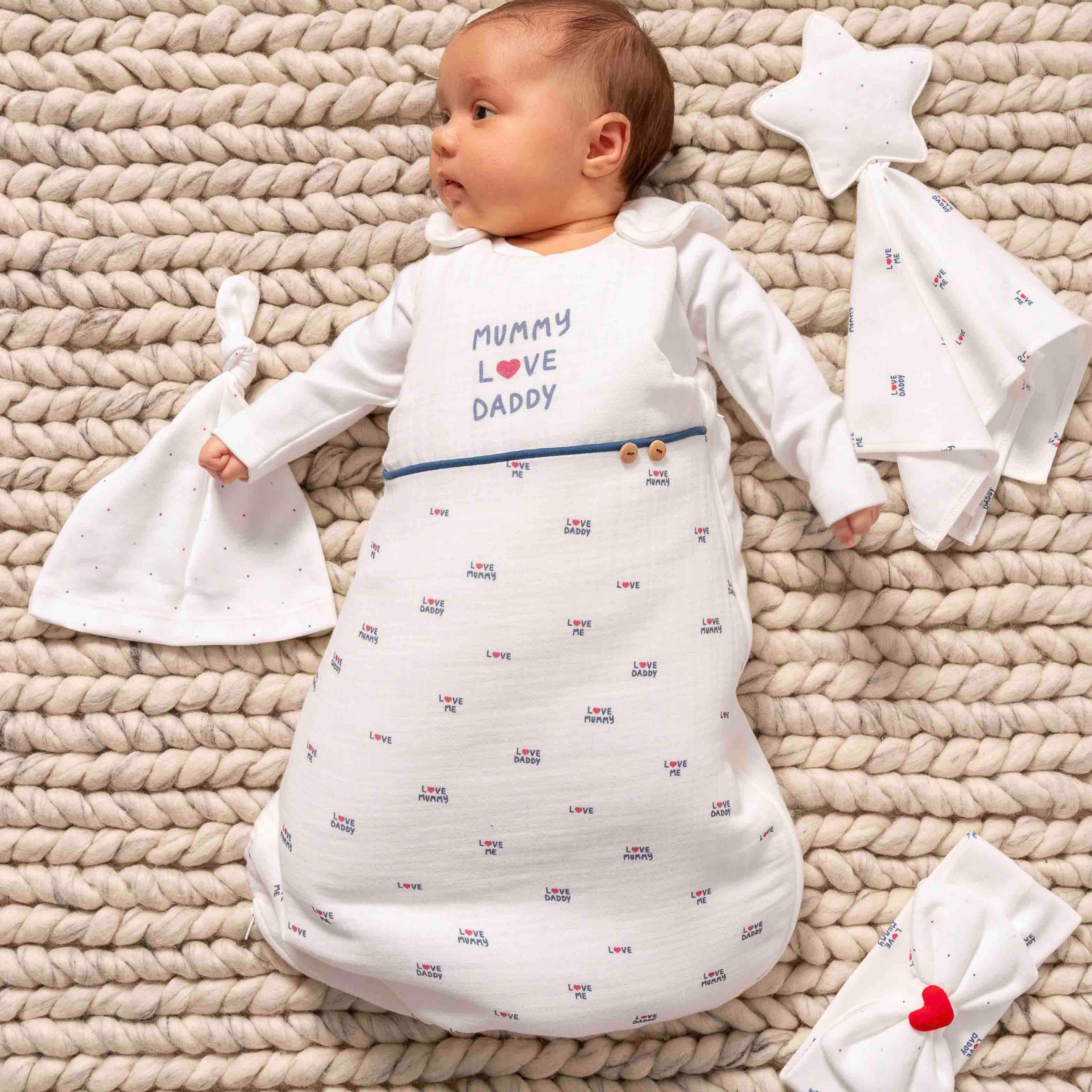 Tulum de sommeil en forme de poire, couleur écru - Caramell - Pack naissance pour bébé Maroc -www.babyboss.ma