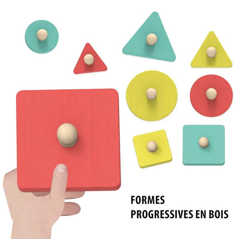 Ma première maisonnette des formes Montessori 18pcs - 12m+ - Headu -