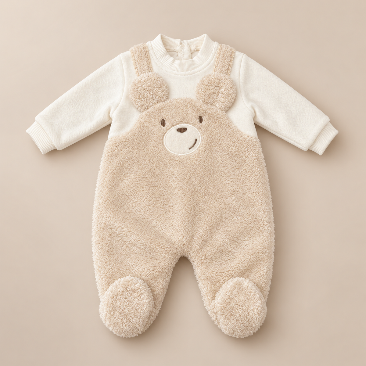 Grenouillère bébé en velours Bebelina