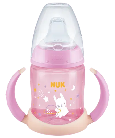 Nuk Tasse d’apprentissage First Choice Night 150ml Rose 6-18mois