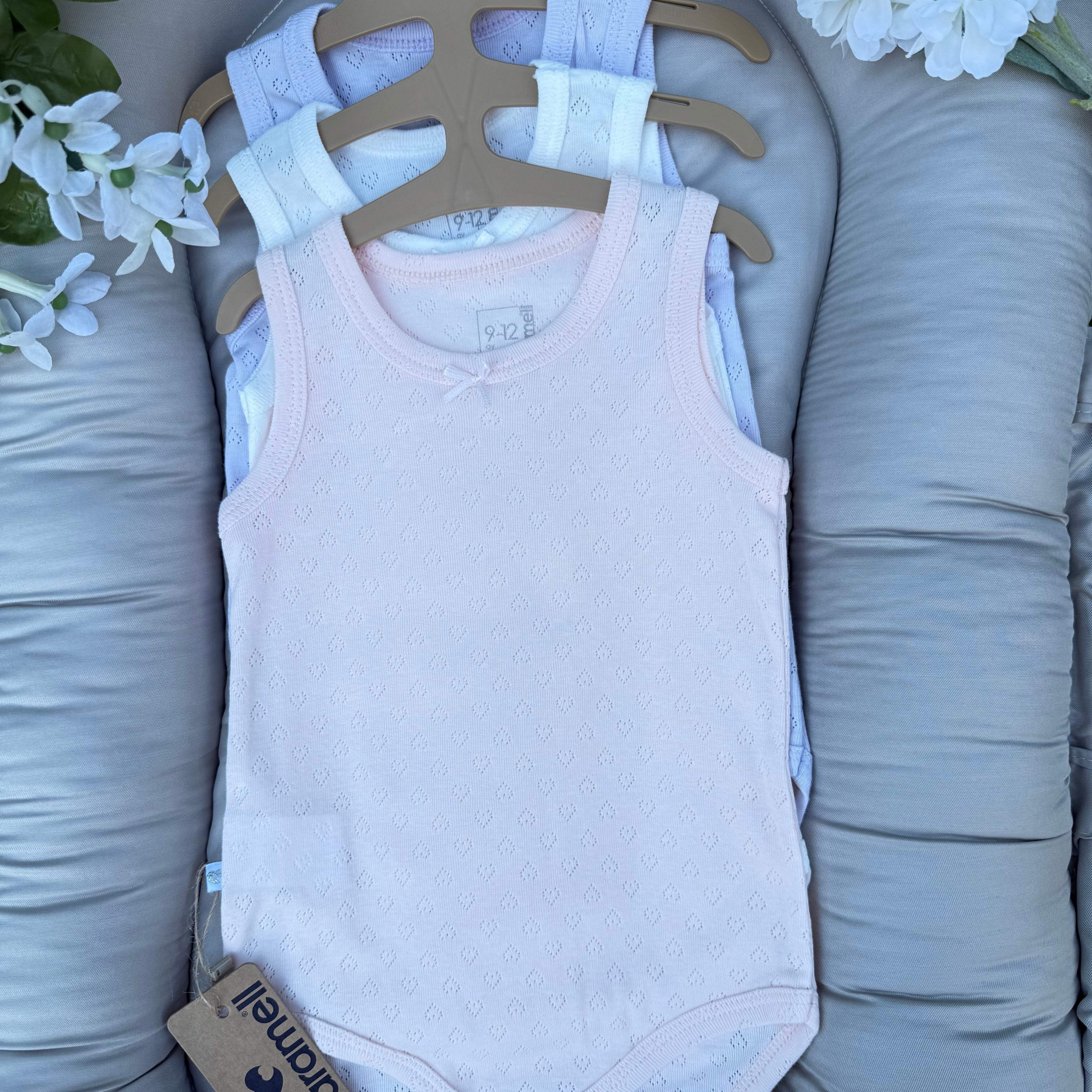 Lot de 3 bodies - Caramell - Caramell - Body pour bébé Maroc -www.babyboss.ma