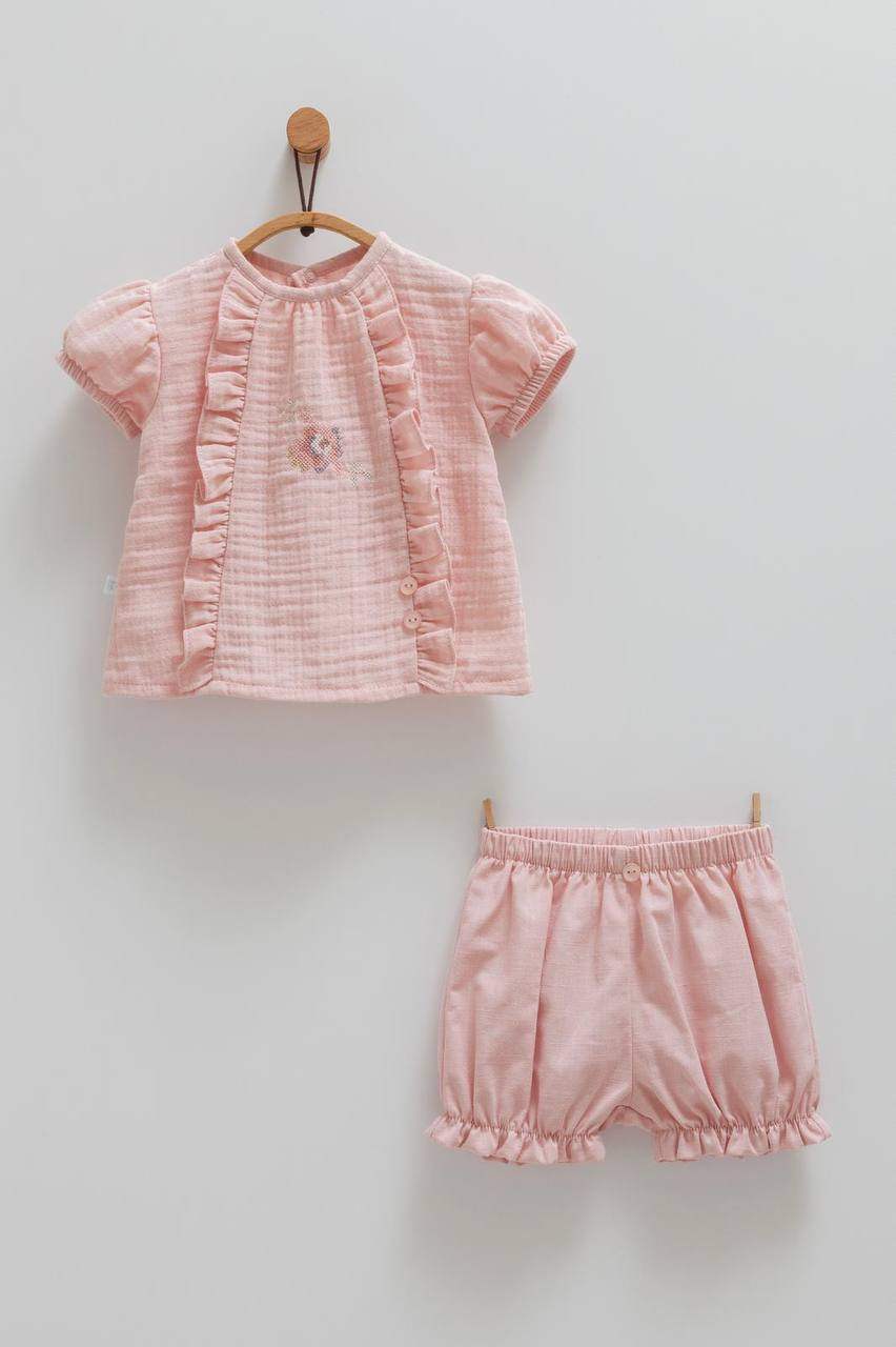 Ensemble 2 pièces rose poudré