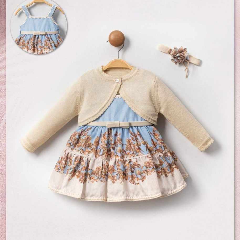 Robe Douce et Bas Assortis pour Bébé - babyboss Mode - pour bébé Maroc -www.babyboss.ma