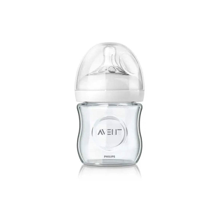 BIBERON NATURAL 120ml en verre debit 1 - Philips Avent - pour bébé Maroc -www.babyboss.ma