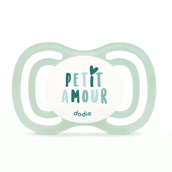 Lot de 2 Sucettes Dodie Anatomiques 0-6 mois Glow in the dark - Vert - Dodie - Sucettes pour bébé Maroc -www.babyboss.ma