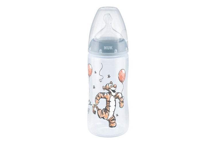 Nuk Biberon First Choice+ 300ml 0-6 mois - Winnie l’Ourson bleu - NUK - Biberon pour bébé Maroc -www.babyboss.ma