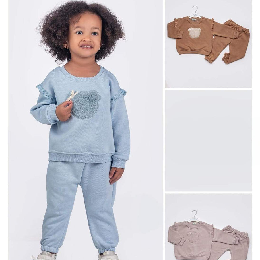 Ensemble 2 pièces 100% cotton pour fille - Bebelinna - pour bébé Maroc -www.babyboss.ma