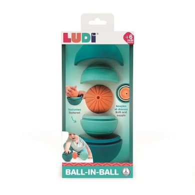 Ludi Ball in Ball – Balles Gigognes Évolutives en Silicone pour Bébé