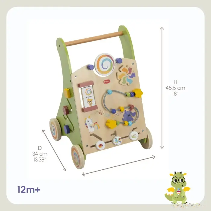 Trotteur en Bois avec Blocs Boho Chic (18M+)