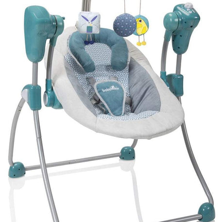 Balancelle Swoon Bubble Petrole Babymoov - Babymoov - Balancelles pour bébé Maroc -www.babyboss.ma