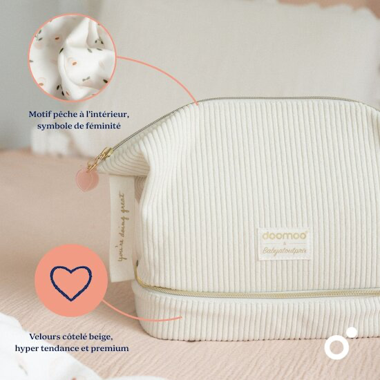Doomoo Trousse de Maternité Mommy Vanity Sand