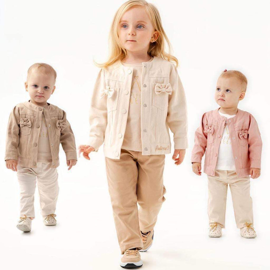 Ensemble 3 pièces pour filles - babyboss Mode - pour bébé Maroc -www.babyboss.ma
