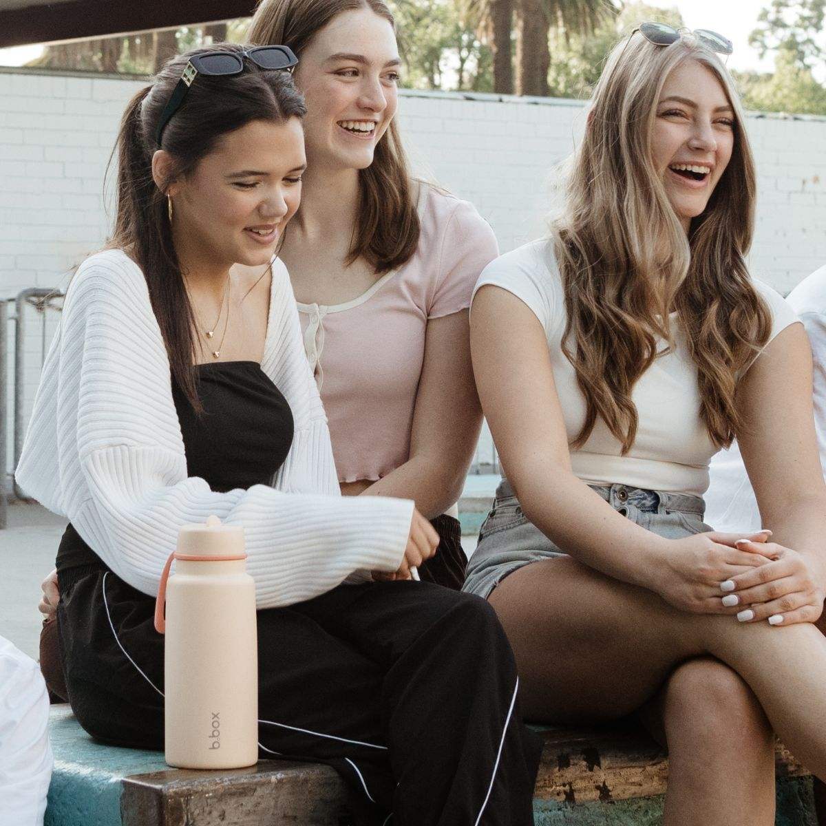 Gourde Isotherme Flip Top BBox 1L - melon mist - b.box - Insulated Flip Top - 1000ml pour bébé Maroc -www.babyboss.ma