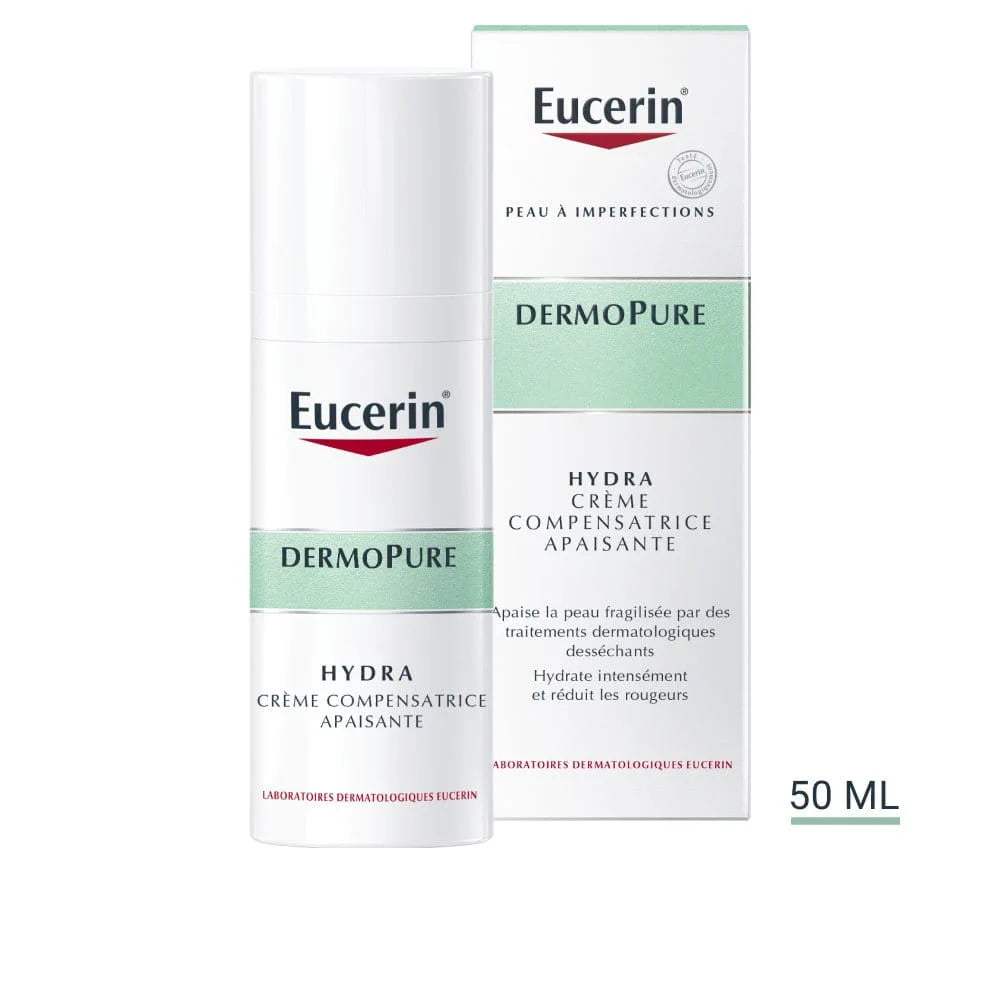 Eucerin DermoPure HYDRA Crème Compensatrice Apaisante - Eucerin - Visage pour bébé Maroc -www.babyboss.ma
