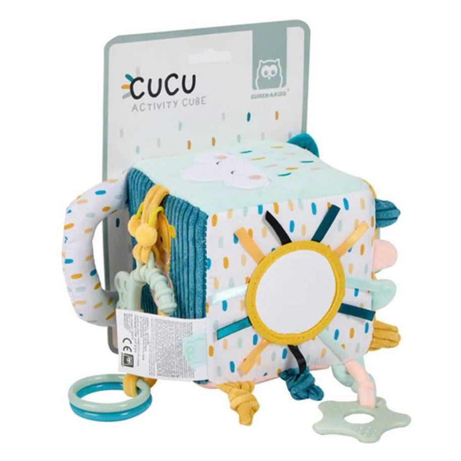 Eurekakids Cucu Cube d'Activités 0M+ - Eurekakids - Jouets Sensoriels pour bébé Maroc -www.babyboss.ma