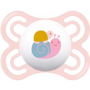 Sucette MAM Perfect 0-6m - rose escargot - MAM - pour bébé Maroc -www.babyboss.ma