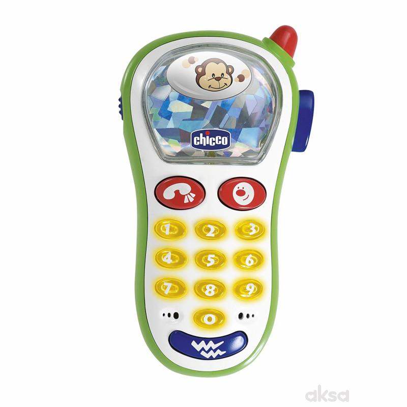 Le premier téléphone bébé électronique avec lumières, sons et un véritable effet de vibration. - Chicco - pour bébé Maroc -www.babyboss.ma