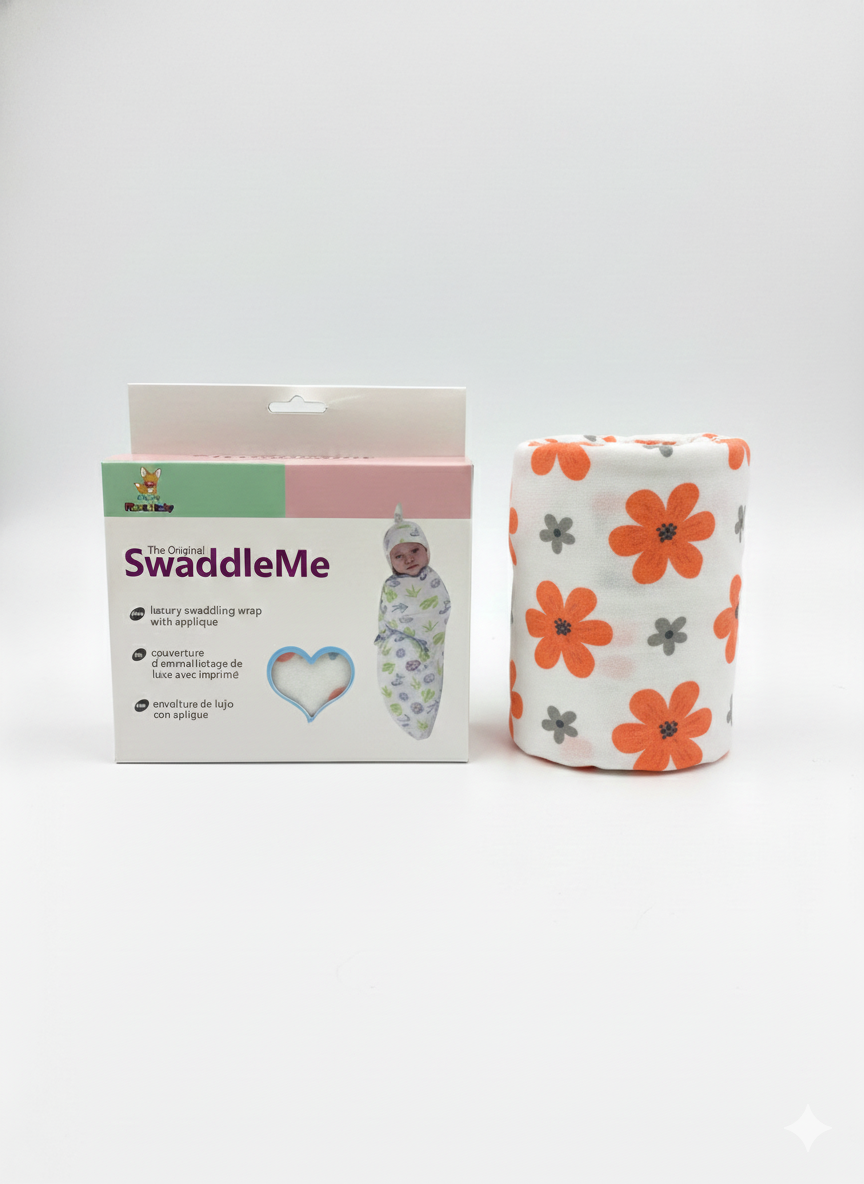 Swaddleme Emmaillotage Avec bonnet Coton - Swaddleme - pour bébé Maroc -www.babyboss.ma