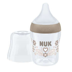 Biberon NUK Perfect Match avec tétine en silicone souple 150 ml - Fleurs