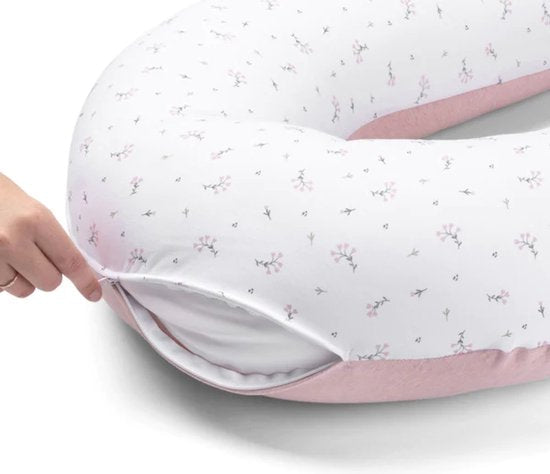 Coussin d'allaitement & maternité SOFTY Doomoo Flower Pink