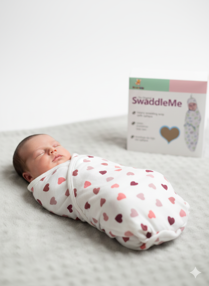 Swaddleme Emmaillotage Avec bonnet Coton - Swaddleme - pour bébé Maroc -www.babyboss.ma