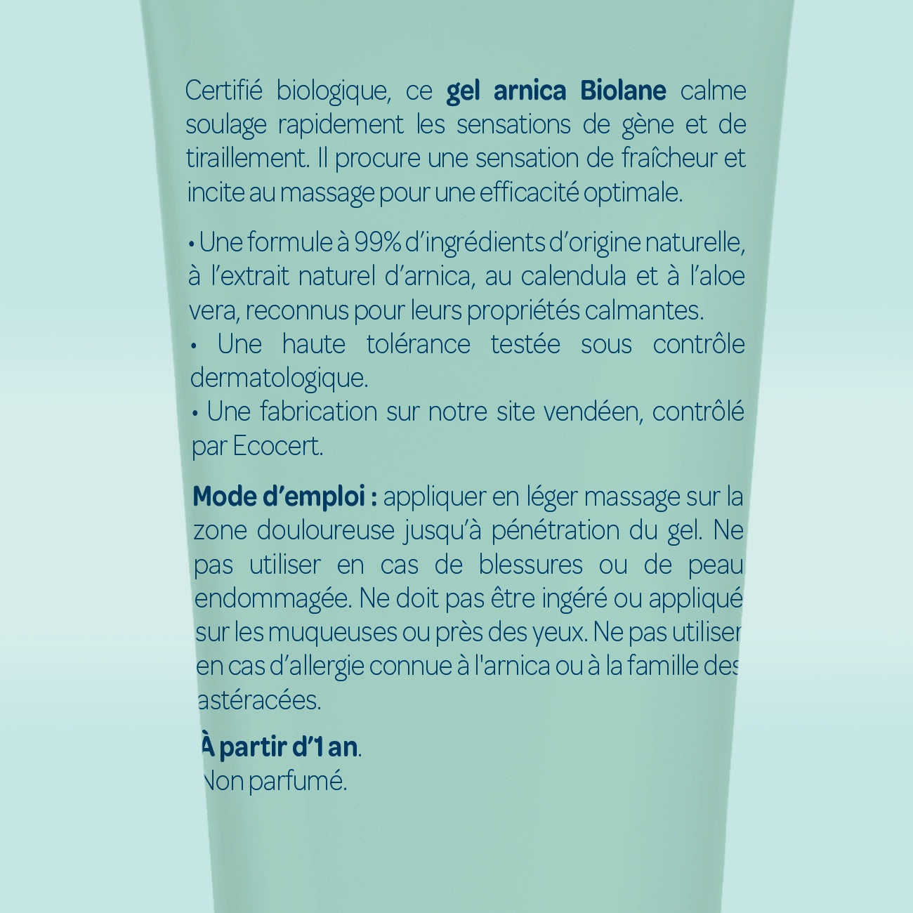 Gel à l'arnica certifié biologique - Biolane - Soin