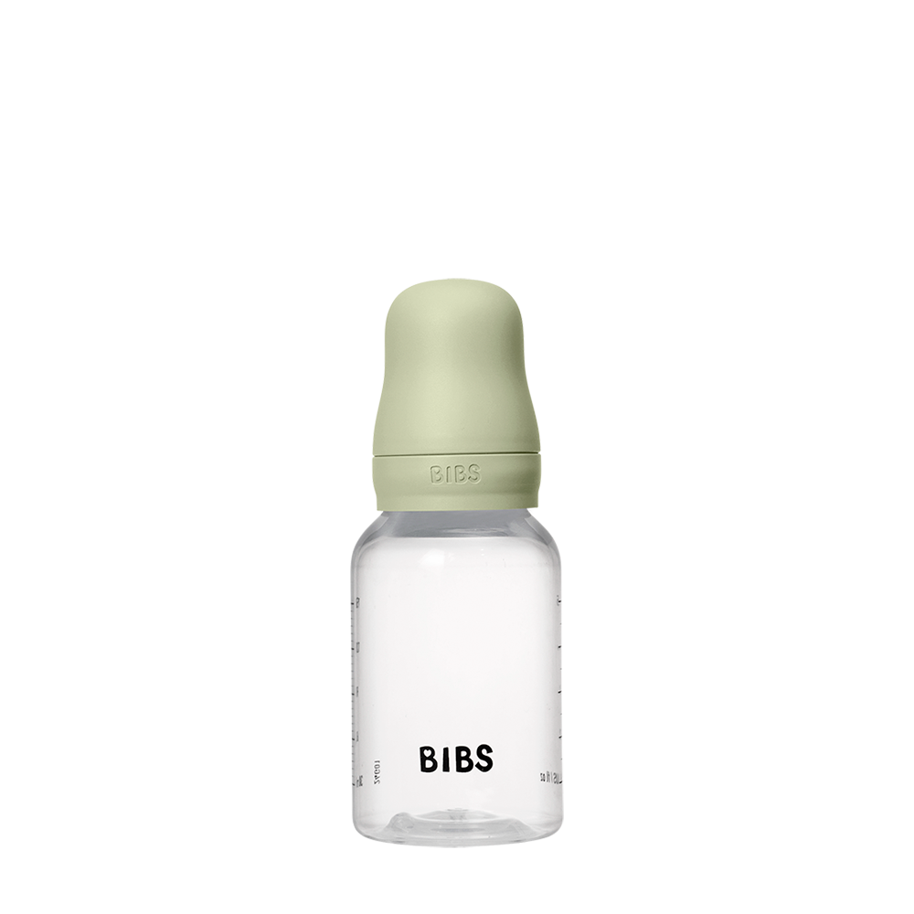Biberon sans BPA 150ml avec tétine en silicone Débit lent - Sage - Bibs - Baby Bottle pour bébé Maroc -www.babyboss.ma