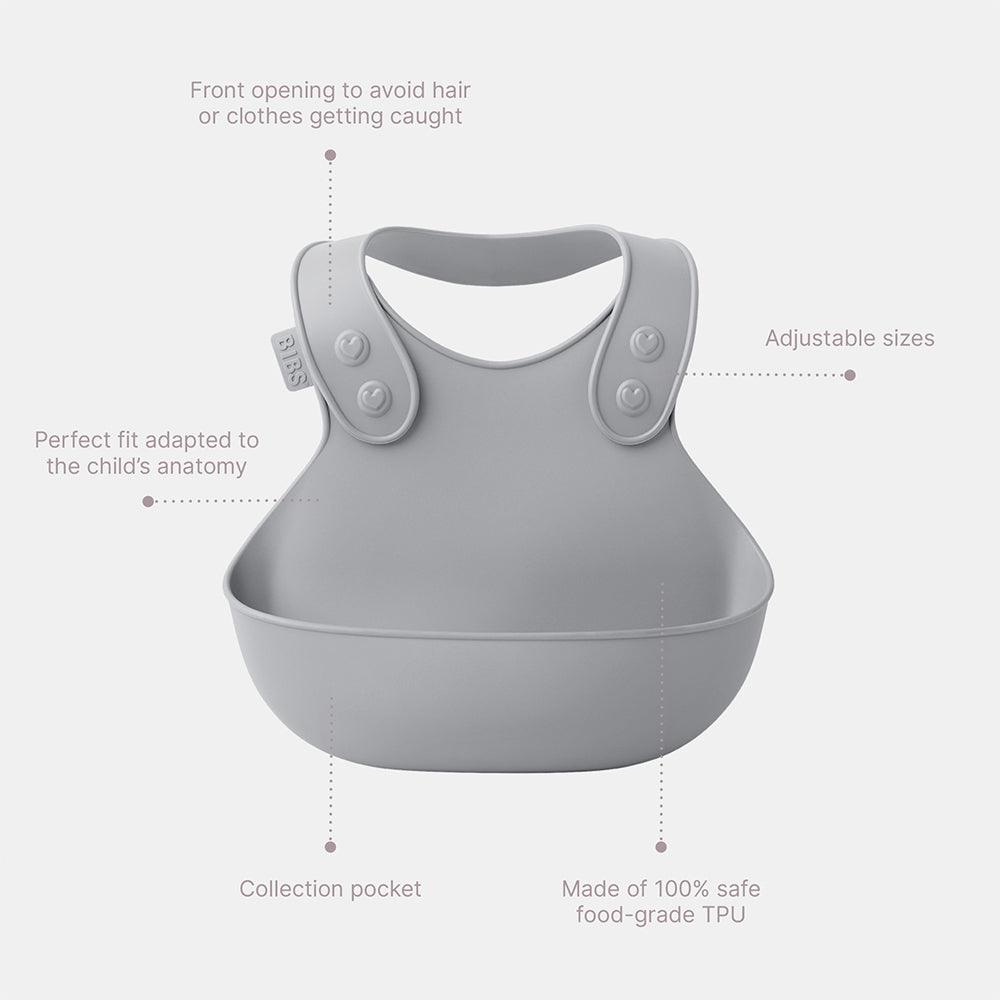 BIBS Bavoir sillicone Cloud