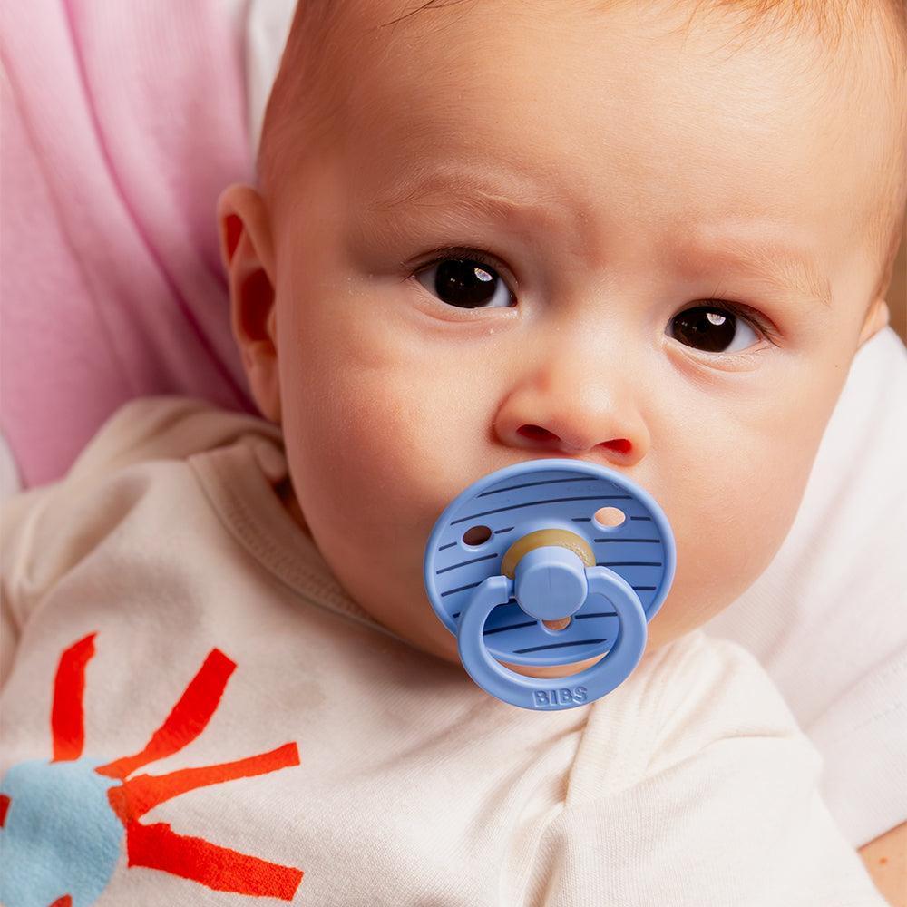 Pack de 2 sucettes BIBS STUDIO Colour - Sky Blue Mix