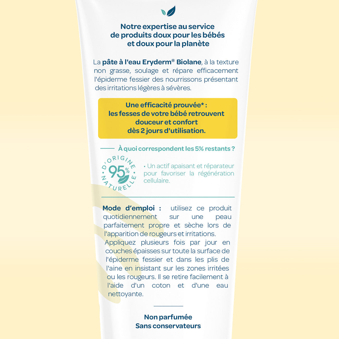 Pâte à l'eau Eryderm