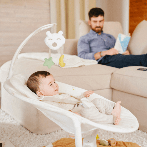 Balancelle bébé motorisée - Badabulle - pour bébé Maroc -www.babyboss.ma