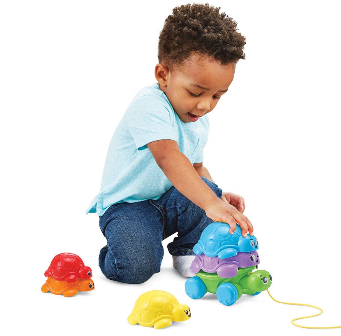 Famille empilo tortue - Vtech - Vtech - Jouets à empiler pour bébé Maroc -www.babyboss.ma