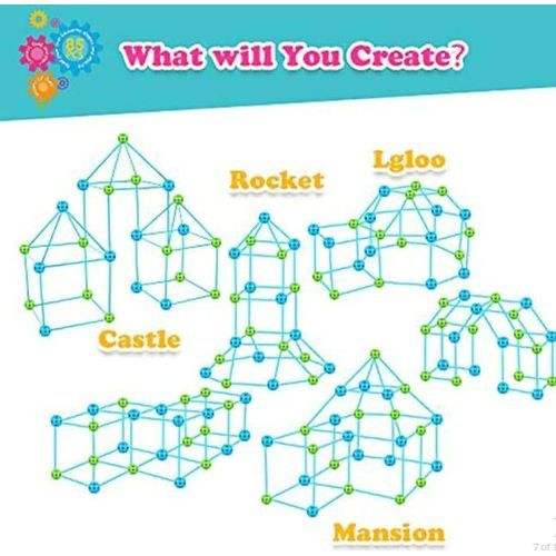 Jeu de construction de tente - babyboss toys - pour bébé Maroc -www.babyboss.ma